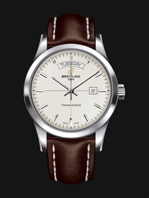 breitling transocean day date|breitling transocean day date strap.